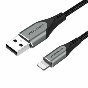 USB 2.0 kábel a Lightninghez, Vention LABHF, 1 m, szürke (LABHF) kép