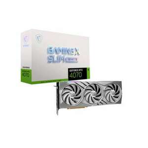 MSI GeForce RTX 4070 GAMING X SLIM WHITE 12G videokártya kép