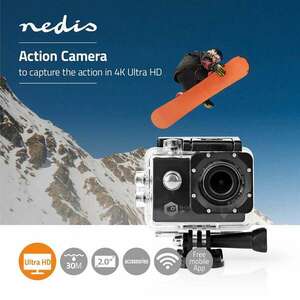 NEDIS ULTRA HD Akciókamera GOPRO kamera 4K@30fps 16 MPixel Vízáll... kép