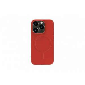 iPhone 15 Pro mágneses szilikon tok, Piros kép