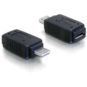 Delock adapter USB micro-A+B anya USB micro-A-apa kép