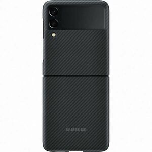 Galaxy Z Flip 3 F711 Aramid cover black (EF-XF711SBEGWW) kép