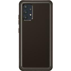 Galaxy A32 Soft Clear cover black (EF-QA325TBEGEU) kép