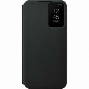 Galaxy S22+ S906 Smart Clear View cover black (EF-ZS906CBEGEE) kép