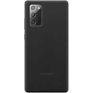 Galaxy Note 20 silicone cover black (EF-PN980TBEGEU) kép