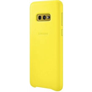Galaxy S10e G970 Leather cover yellow (EF-VG970LYEGWW) kép