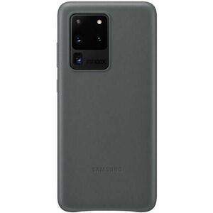 Galaxy S20 Ultra Leather cover grey (EF-VG988LJEGEU) kép