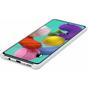 Galaxy A51 Silicone cover white (EF-PA515TWEGEU) kép