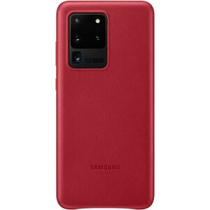Galaxy S20 Ultra Leather cover red (EF-VG988LREGEU) kép