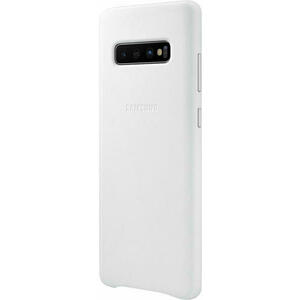 Galaxy S10 Plus G975 Leather cover white (EF-VG975LWEGWW) kép