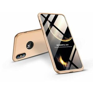 360 Full Protection 3in1 - Apple iPhone XS Max case gold/black (GK0231) kép