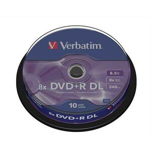 DVD+R 8.5GB 8x - Henger 10db Dual layer (DVDV+8DLB10) kép