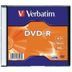 DVD-R 4.7GB 16x - Vékony tok AZO 43547 kép