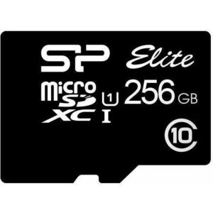 microSDXC Power Elite 256GB C10/U1 + Adapter (SP256GBSTXBU1V10SP) kép