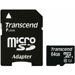 microSDXC 64GB C10/U1 (TS64GUSDU1) kép