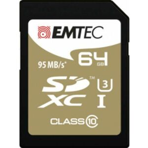 SDXC 64GB c10/UHS-I/U3 ECMSD64GXC10SP kép
