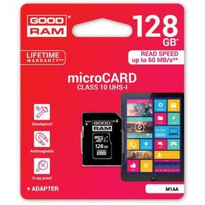 microSDXC 128GB C10/UHS-I M1AA-1280R12 kép