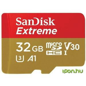 microSDHC Extreme 32GB UHS-I/V30/A1/C10 SDSQXAF-032G-GN6MA/173420 kép