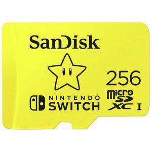 microSDXC Nintendo Switch 256GB A1/C10/V30 SDSQXAO-256G-GNCZN/183573 kép