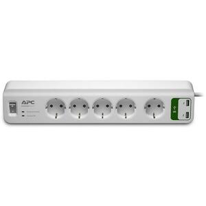 Essential SurgeArrest 5 Plug + 2 USB 1, 8 m (PM5U-GR) kép
