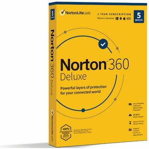 Norton 360 Deluxe 50GB HUN (1 User/5 Device/1 Year) (21416689) kép