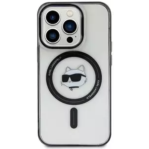 Tok Karl Lagerfeld KLHMP15MHCHNOTK iPhone 15 Plus 6.7" transparent hardcase IML Choupette`s Head MagSafe (KLHMP15MHCHNOTK) kép