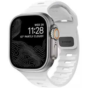 Óraszíj Nomad Sport Strap M/L, white - Apple Watch Ultra 2/1 (49mm) 9/8/7 (45mm)/6/SE/5/4 (44mm)/3/2/1(42mm) (NM01112785) kép