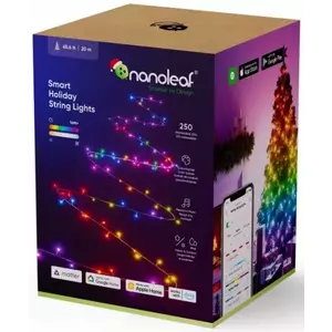A fény Nanoleaf 1D Outdoor Holiday String Lights Starter Kit 20m (NF084K02-20XLS) kép