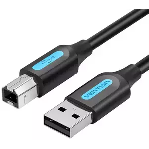 Kábel Vention Cable USB 2.0 A to B COQBD 0.5m (black) kép