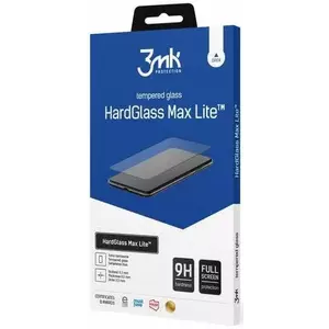 TEMPERED KIJELZŐVÉDŐ FÓLIA 3MK HardGlass Max Lite Realme 11 5G black, Fullscreen Glass Lite kép
