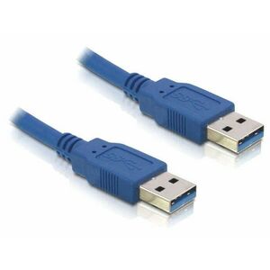 Delock USB 3.0-A apa/apa kábel, 0, 5m kép