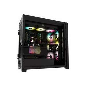 CORSAIR iCUE 5000X RGB Tempered Glass Mid-Tower ATX PC Smart Case... kép