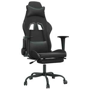 vidaXL masszázs funkciós Gamer szék - fekete kép