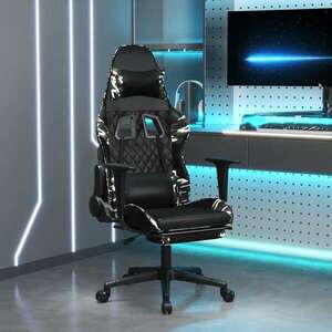 vidaXL Gamer szék - fekete-terepszínű kép