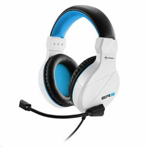Sharkoon Rush ER3 mikrofonos fejhallgató kék-fehér (4044951021802) kép
