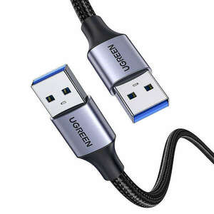 USB3.0 cable Male USB-A to Male USB-A UGREEN 2A, 1m (black) kép