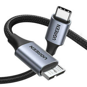 Cable USB-C to Micro USB UGREEN 15232, 1m (black) kép