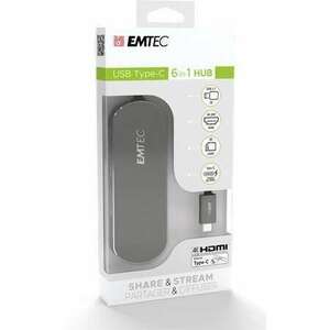 Emtec T650C 6 portos USB HUB (EHUB650C) (EHUB650C) kép