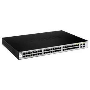 D-Link DGS-1210-48 10/100/1000Mbps 48+4 portos switch kép