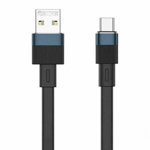 Cable USB-C Remax Flushing, 2.4A, 1m (black) kép