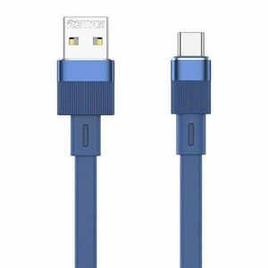 Cable USB-C Remax Flushing, 2.4A, 1m (blue) kép
