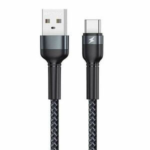 Cable USB-C Remax Jany Alloy, 1m, 2.4A (black) kép