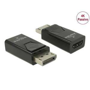 DeLock Adapter DisplayPort 1.2 male to HDMI female 4K Passive Bla... kép