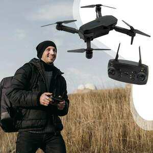 BLACK X wifis, kamerás mini drón - fekete, hordozható táskával (BBJ) kép