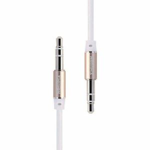 Mini jack 3.5mm AUX cable Remax RL-L100 1m (white) kép