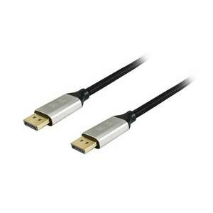 EQuip DisplayPort to DisplayPort 1.4 8K/60Hz Premium Kábel 3m Fek... kép
