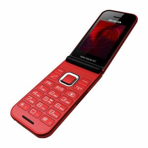 Aiwa FP-24RD Kinyitható Mobiltelefon Dual SIM, Piros kép