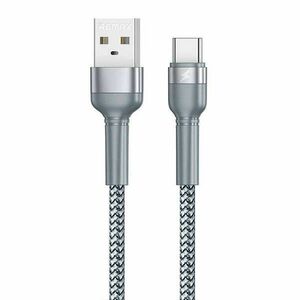 Cable USB-C Remax Jany Alloy, 1m, 2.4A (silver) kép