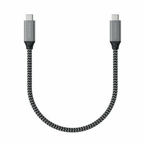 Satechi USB4 C-To-C Braided Cable 40 Gbps 25cm - Grey kép