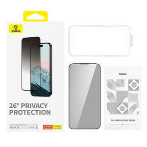 Adatvédelem edzett üvegalapzatú Diamond iPhone 15 (P60057405203-00) kép